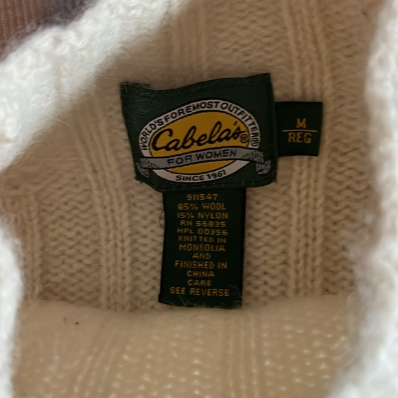 Womens Cabelas sweater cream - Picture 2 of 5